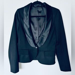 Theory Tuxedo Crop Blazer
